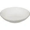 secret d'gourmet Platos>Plato Hondo Petit Salón Blanco con Borde Dorado