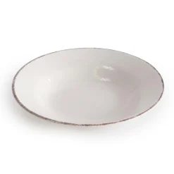 Platos>Plato Hondo Sauvage Blanco de Gres