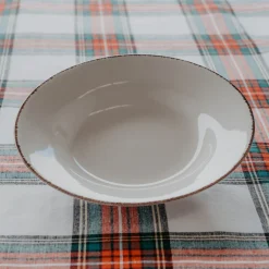 Platos>Plato Hondo Sauvage Blanco de Gres