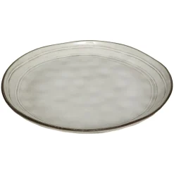 secret d'gourmet Platos>Plato llano FLOWER gris 26cm