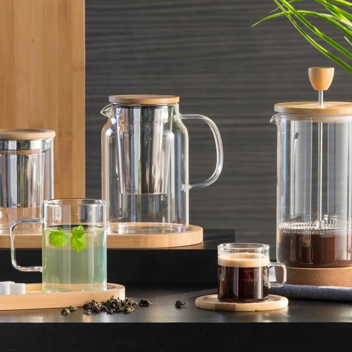 Degustación>Plato Llano Ovalado De Bambú 30x15Cm