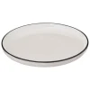 Platos>Plato Postre Alix Blanco de Porcelana 20cm