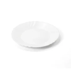 Platos>Plato Postre Blanco Ebro