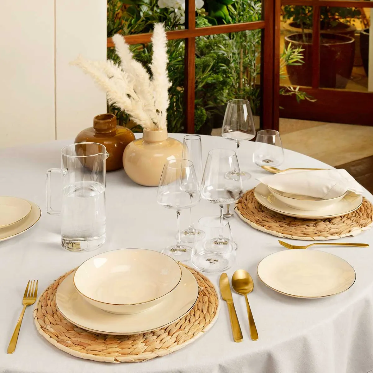 secret d'gourmet Platos>Plato Postre Petit Salon con Borde Dorado