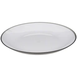 5five Platos>Plato Square Negro/Blanco 25Cm
