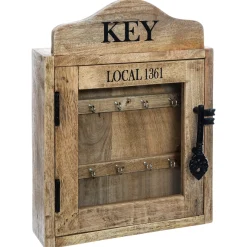 atmosphera Accesorios>Porta Llaves De Madera Decorado 30x40Cm