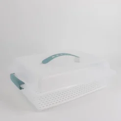 Moldes Y Otros Utensilios De Cocina>Porta Tartas Rectangular Azul