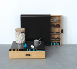 5five Cajas Y Frascos>Portacápsulas De Café Metalico C/Cajón