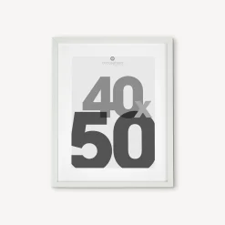 atmosphera Marcos Y Fotos>Portarretrato Eva Blanco 40x50Cm