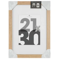 atmosphera Marcos Y Fotos>Portarretrato Eva Natural 21x30Cm