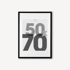 atmosphera Marcos Y Fotos>Portarretrato Eva Negro 50x70Cm