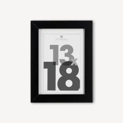 atmosphera Marcos Y Fotos>Portarretrato Eva Negro 13x18Cm