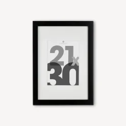 atmosphera Marcos Y Fotos>Portarretrato Eva Negro 21x30Cm