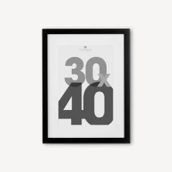 Marcos Y Fotos>Portarretrato Eve Negro 30x40Cm