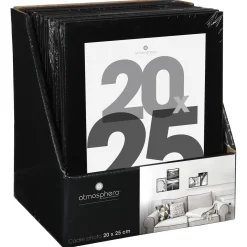 atmosphera Marcos Y Fotos>Portarretrato Lise Negro 20x25Cm