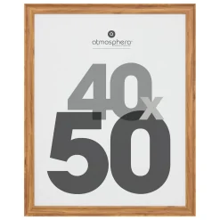 atmosphera Marcos Y Fotos>Portarretrato MAÉ marrón 40x50cm