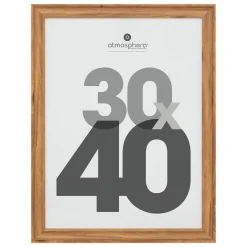 atmosphera Marcos Y Fotos|Estilo Rústico>Portarretrato MAE marrón de mdf 30x40Cm