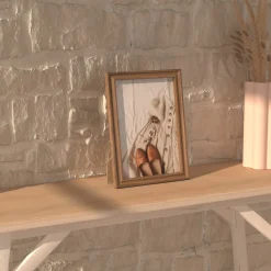 atmosphera Marcos Y Fotos|Estilo Rústico>Portarretrato MAE marrón de mdf 21x30Cm