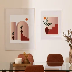 atmosphera Marcos Y Fotos>Portarretrato MANU blanco 50x70cm