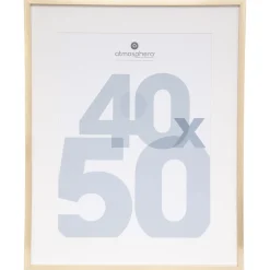 atmosphera Marcos Y Fotos>Portarretrato Manu Dorado 40x50Cm