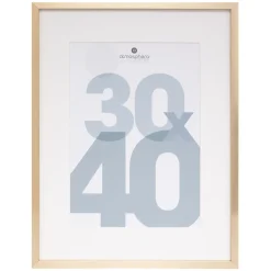 atmosphera Marcos Y Fotos>Portarretrato Manu Dorado 30x40Cm