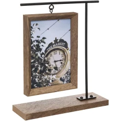 atmosphera Marcos Y Fotos|Estilo Industrial>Portarretrato TYLER marrón con soporte 10x15cm