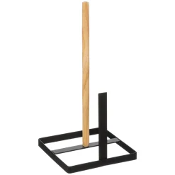 5five Servilleteros Y Portarollos>Portarrollos Cocina Metal/Madera 15x30Cm