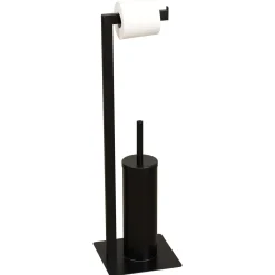 Soportes Papel Higiénico Y Portarrollos>Portarrollos De Papel Higiénico Negro