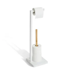 5five Accesorios De Lavabo>Portarrollos wc bambú NATUREO blanco