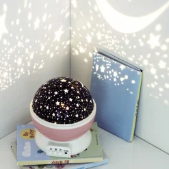 Niños atmosphera4kids Iluminación>Proyector P/Niños Giratorio C/ Estrellas