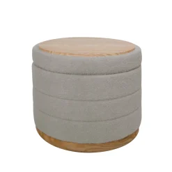 hôma Puff Y Banquitos|Estilo Contemporaneo>Puf/mesa BATH gris 44x56cm