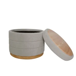 hôma Puff Y Banquitos|Estilo Contemporaneo>Puf/mesa BATH gris 44x56cm