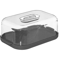 5five Cajas Y Frascos>Quesera Fresheat De Plástico Gris