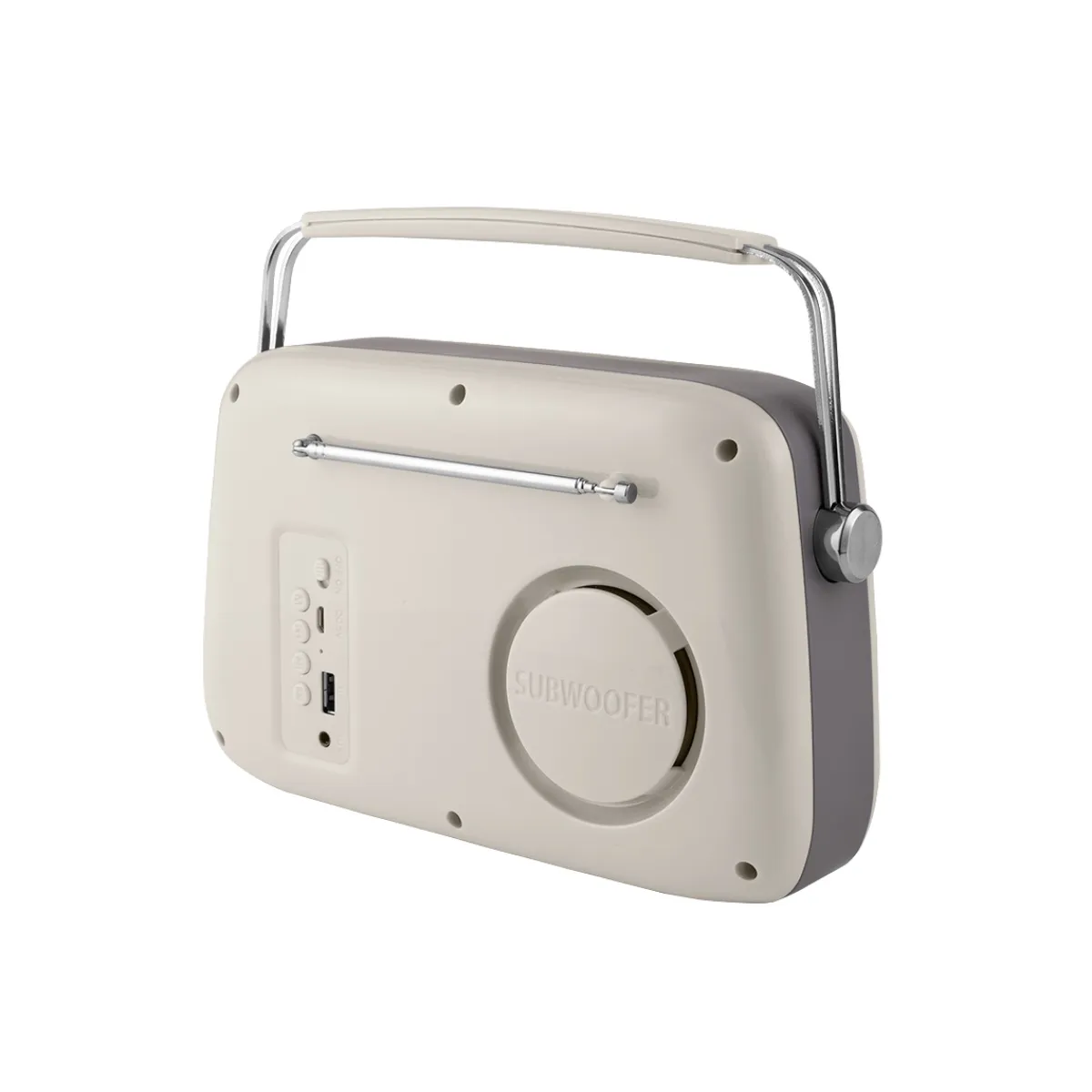 Electrodomésticos>Radio VINTAGE CUISINE beige con bluetooth