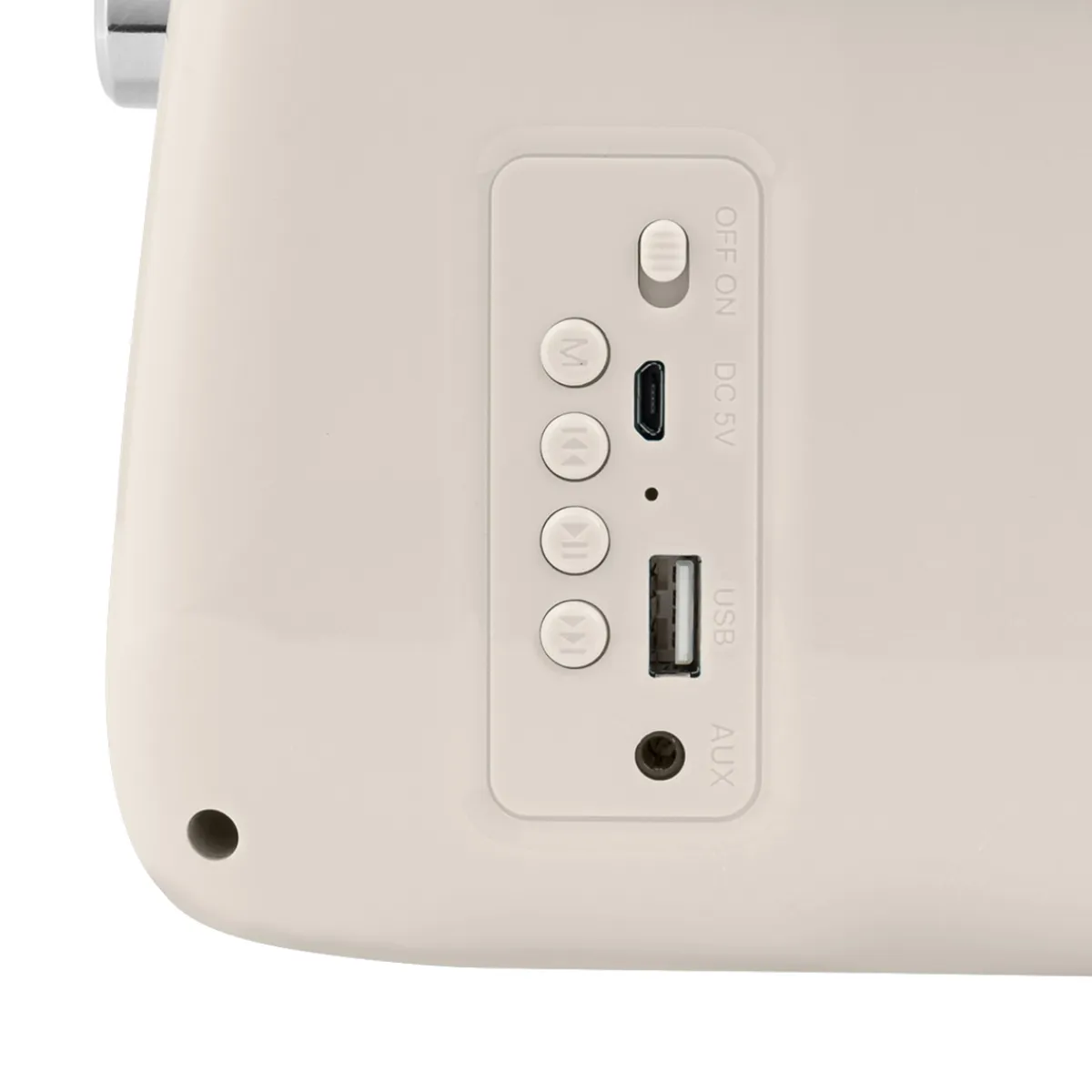 Electrodomésticos>Radio VINTAGE CUISINE beige con bluetooth