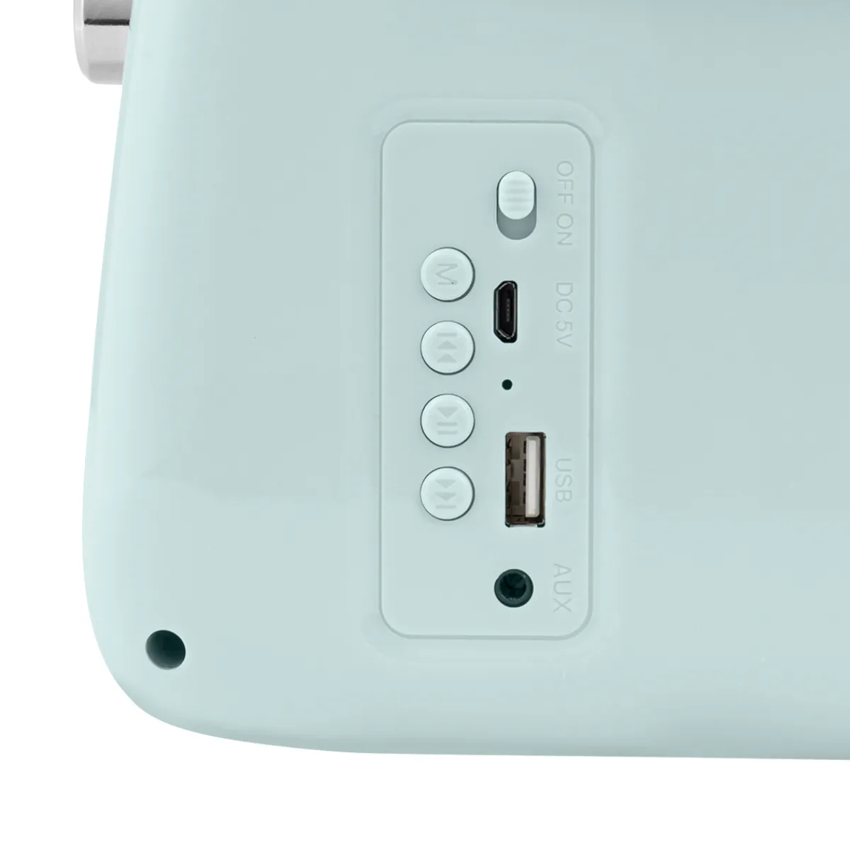 Electrodomésticos>Radio VINTAGE CUISINE menta con bluetooth