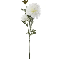 atmosphera Plantas Y Flores Artificiales>Rama De Dalia 3 Flores Artificial 62Cm
