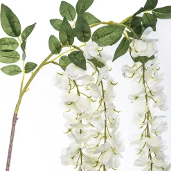 atmosphera Plantas Y Flores Artificiales>Rama De Glicinia Blanca Artificial 130Cm