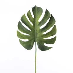 Plantas Y Flores Artificiales>Rama Hoja Costilla De Adán Verde 85cm
