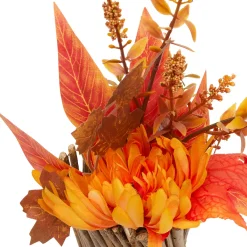 atmosphera Plantas Y Flores Artificiales>Ramo plantas otoño artificial JAMES naranja 30cm