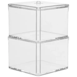 5five Accesorios De Lavabo>Recipiente Para Algodones Con 2 Compart.