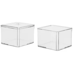 5five Accesorios De Lavabo>Recipiente Para Algodones Con 2 Compart.