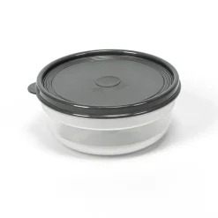 Tapas Y Cubiertas>Recipiente Plast. Red. Tapa Gris 0.8L