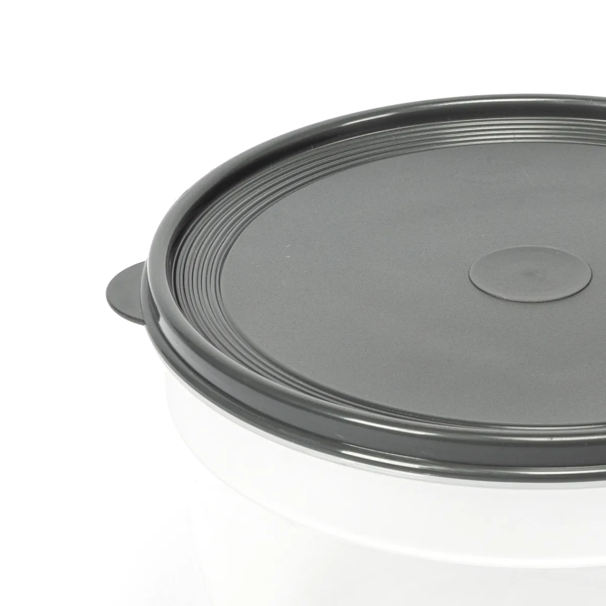 Tapas Y Cubiertas>Recipiente Plast. Red. Tapa Gris 4L