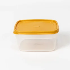 Tapas Y Cubiertas>Recipiente Rectangular Amarillo 1.7L