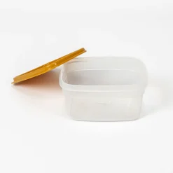 Tapas Y Cubiertas>Recipiente Rectangular Amarillo 1.7L