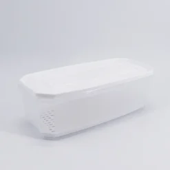 Tapas Y Cubiertas>Recipiente Rectangular C/Red Blanco