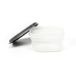 Tapas Y Cubiertas>Recipiente Rectangular Gris 0.5L