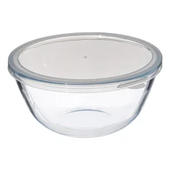 5five Tapas Y Cubiertas>Recipiente Redondo Vidrio Con Tapa 2.7L