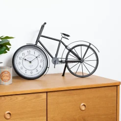 atmosphera Relojes|Estilo Industrial>Reloj De Mesa Bicicleta De Metal 32x52Cm